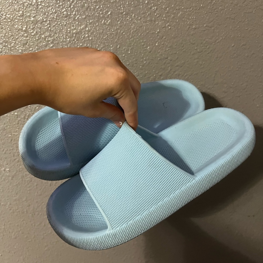 Light blue cloud shoes